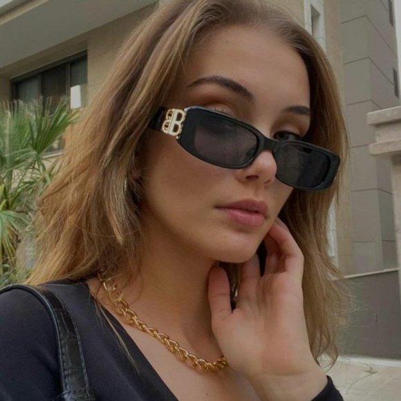 💯 NEW BALENCIAGA BB0096S 001 BLACK GREY UNISEX SUNGLASSES - Picture 11 of 11